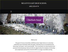 Tablet Screenshot of chieftainband.com